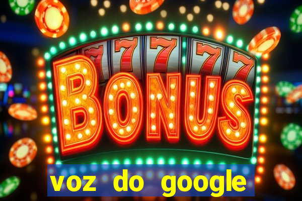 voz do google tradutor homem